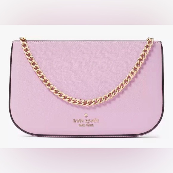 NWT Kate Spade- Madison Pouchette in Berry Cream - Picture 10 of 12